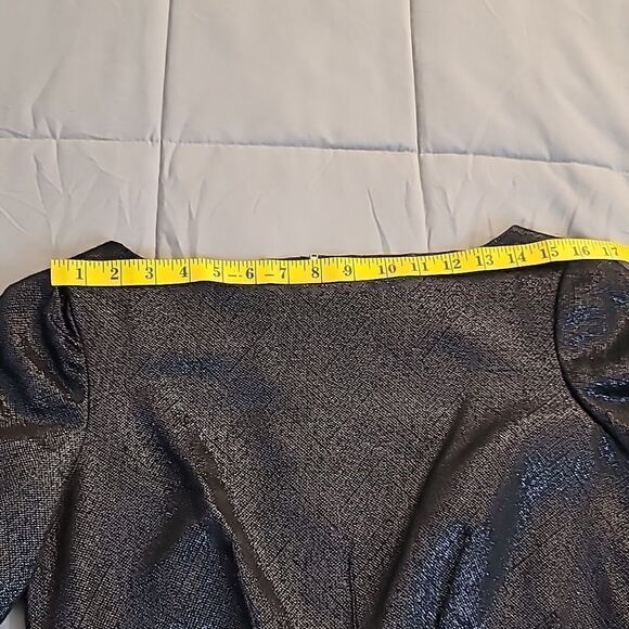 Jill Jill Stuart Metallic Black Short Sleeve Dress - Picture 10 of 13